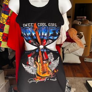 Brand new sexy black dress with tags